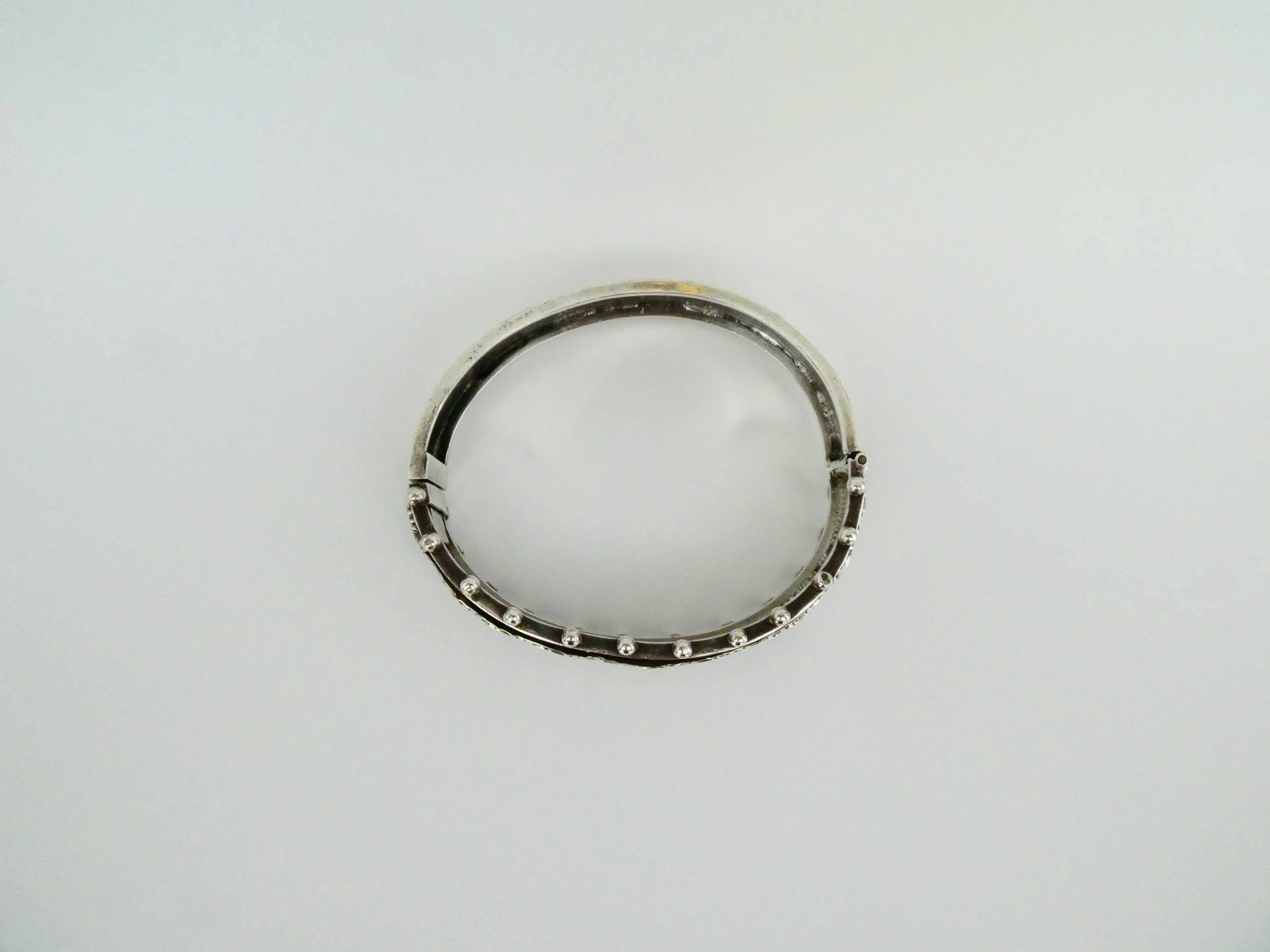 Vintage Victorian Silver Bangle