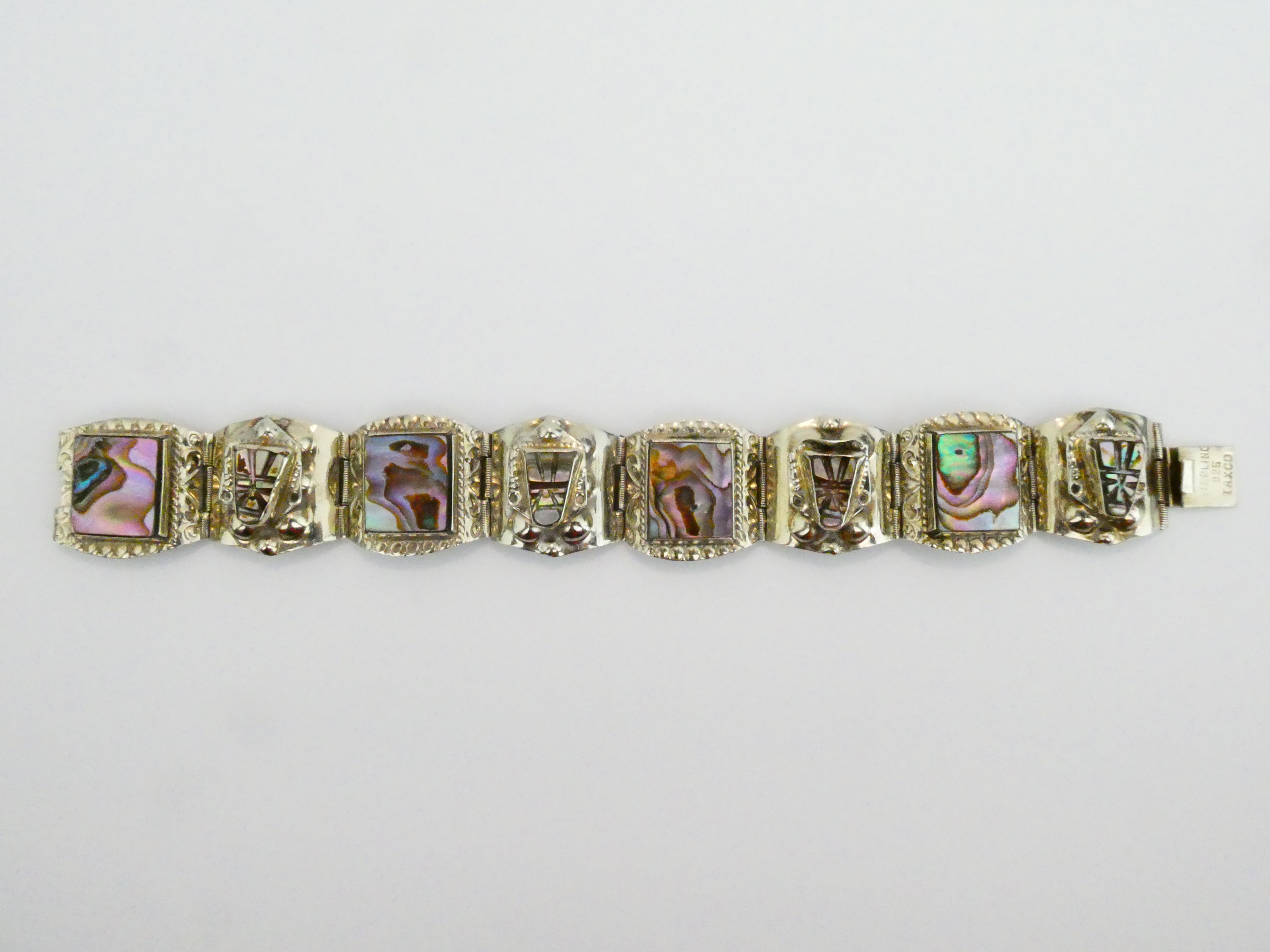 Vintage Taxco Abalone Bracelet
