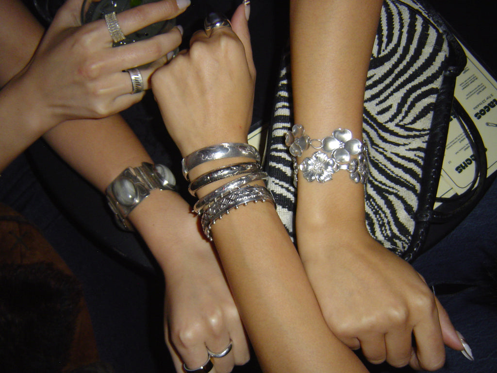 Vintage Stuart Nye Flower Bracelet