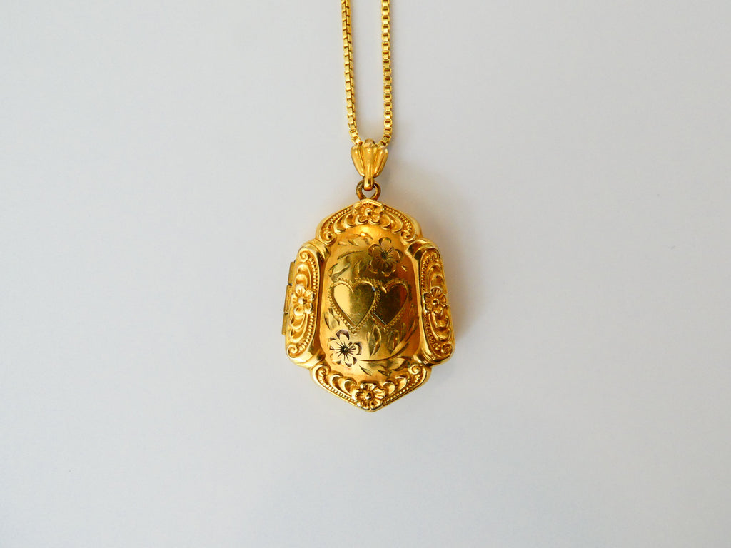 Vintage Gold-Filled Belle Locket