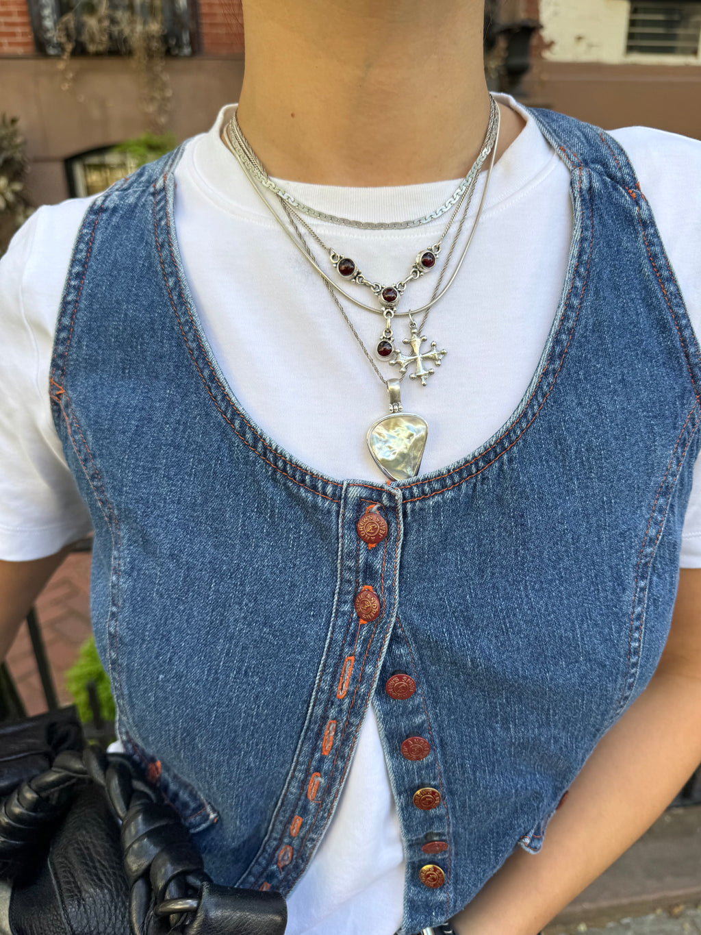 Vintage Silver C-Link Chain