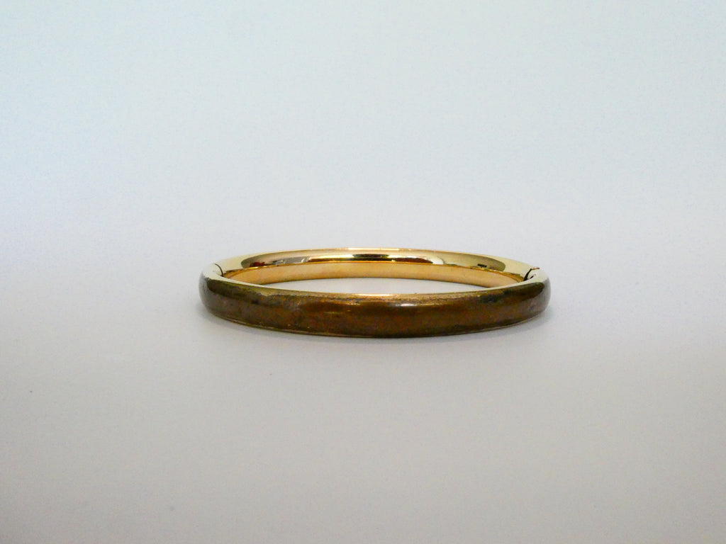 Vintage Gold-Filled Engraved Bangle