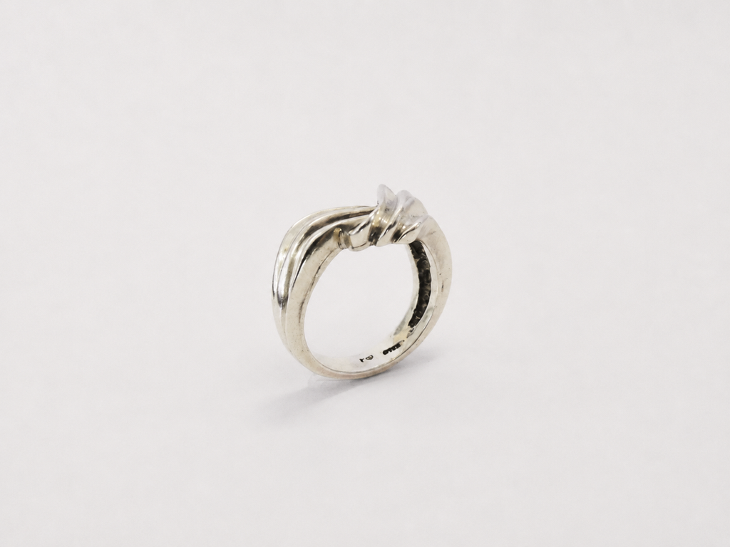 Vintage Silver Twist Ring