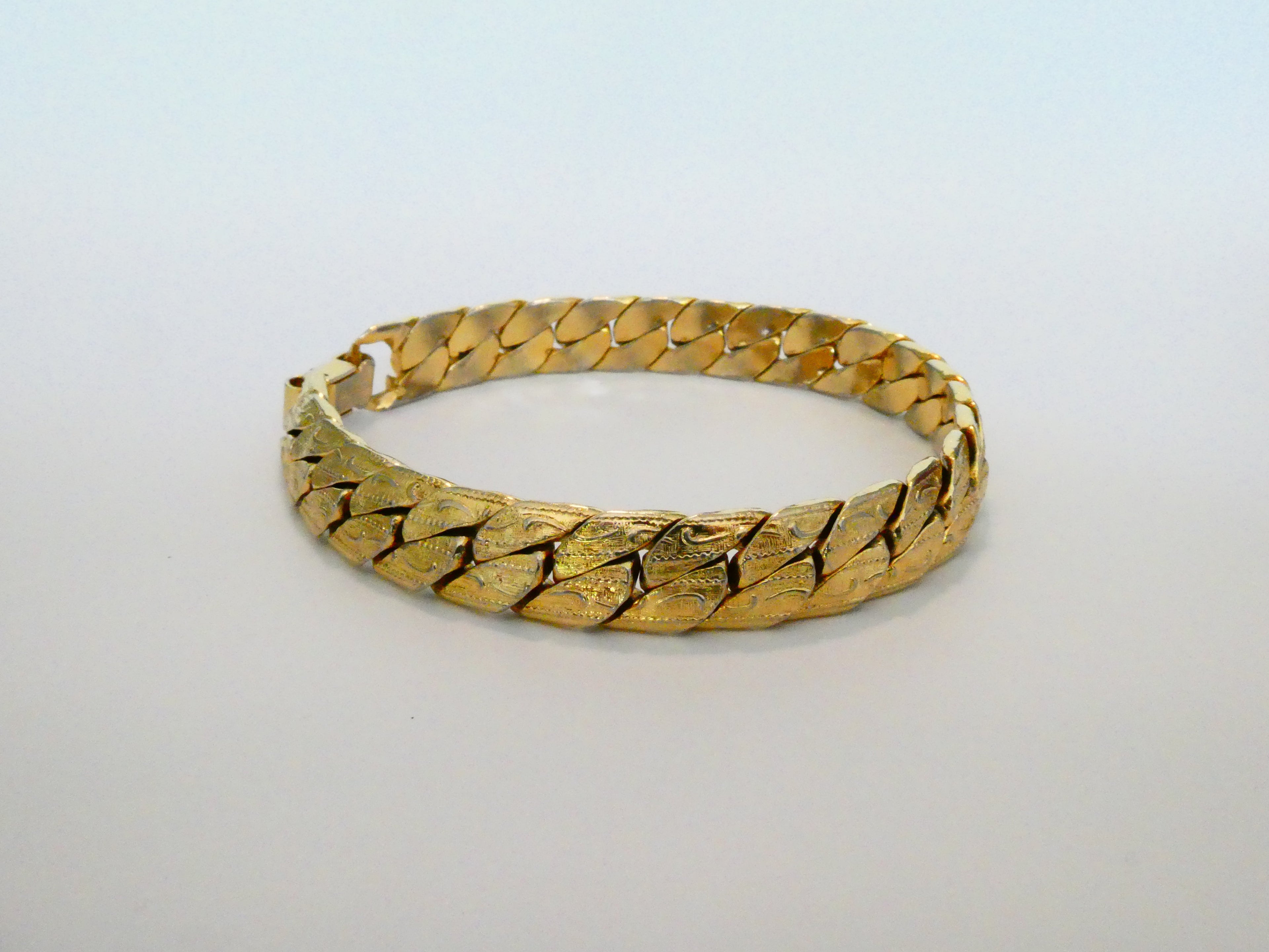 Vintage Gold-Filled Cuban Link Bracelet