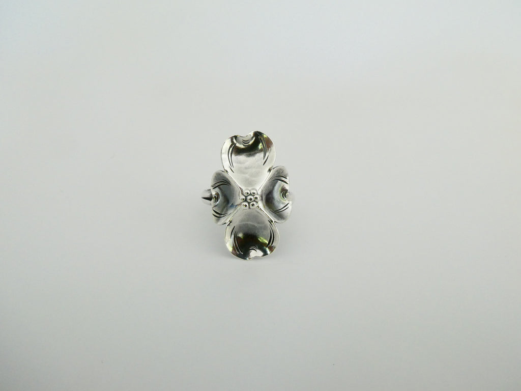 Vintage Silver Stuart Nye Dogwood Flower Ring
