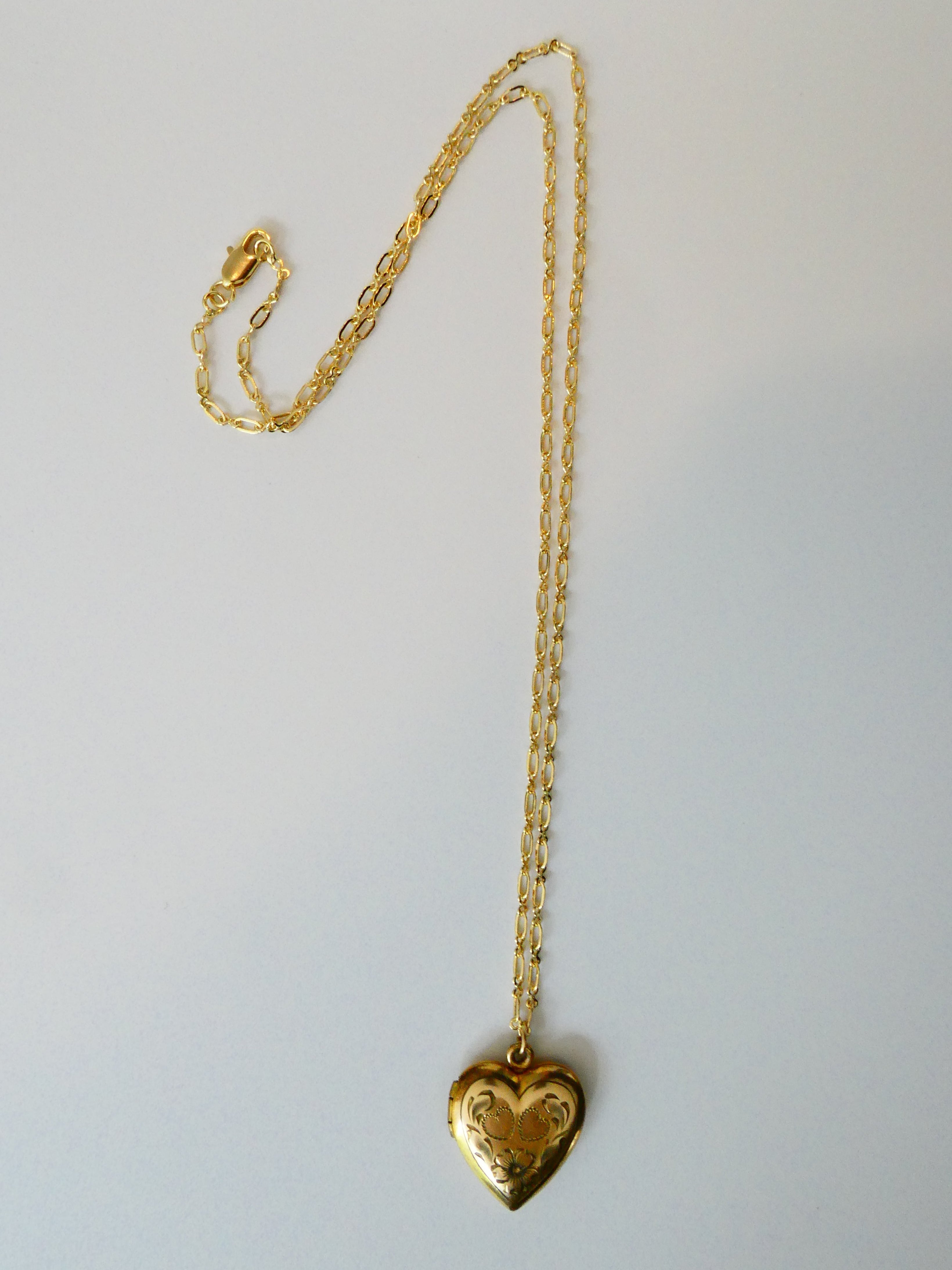 Vintage Gold-Filled Flower Locket