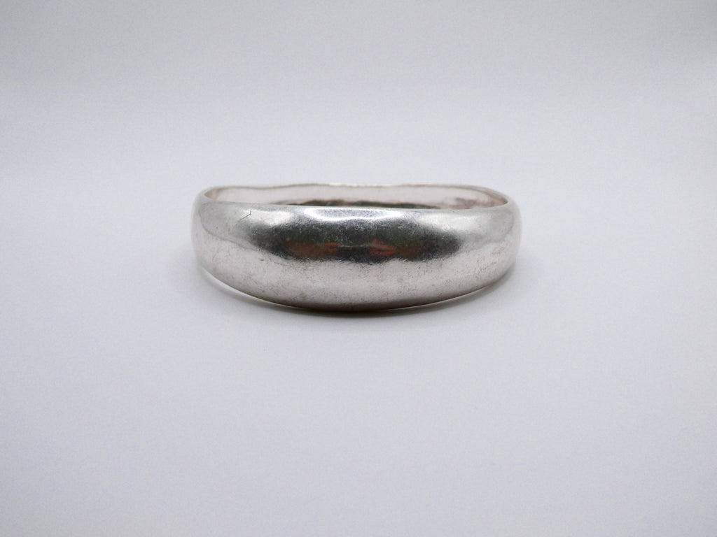 Vintage Silver Statement Dome Cuff Bracelet