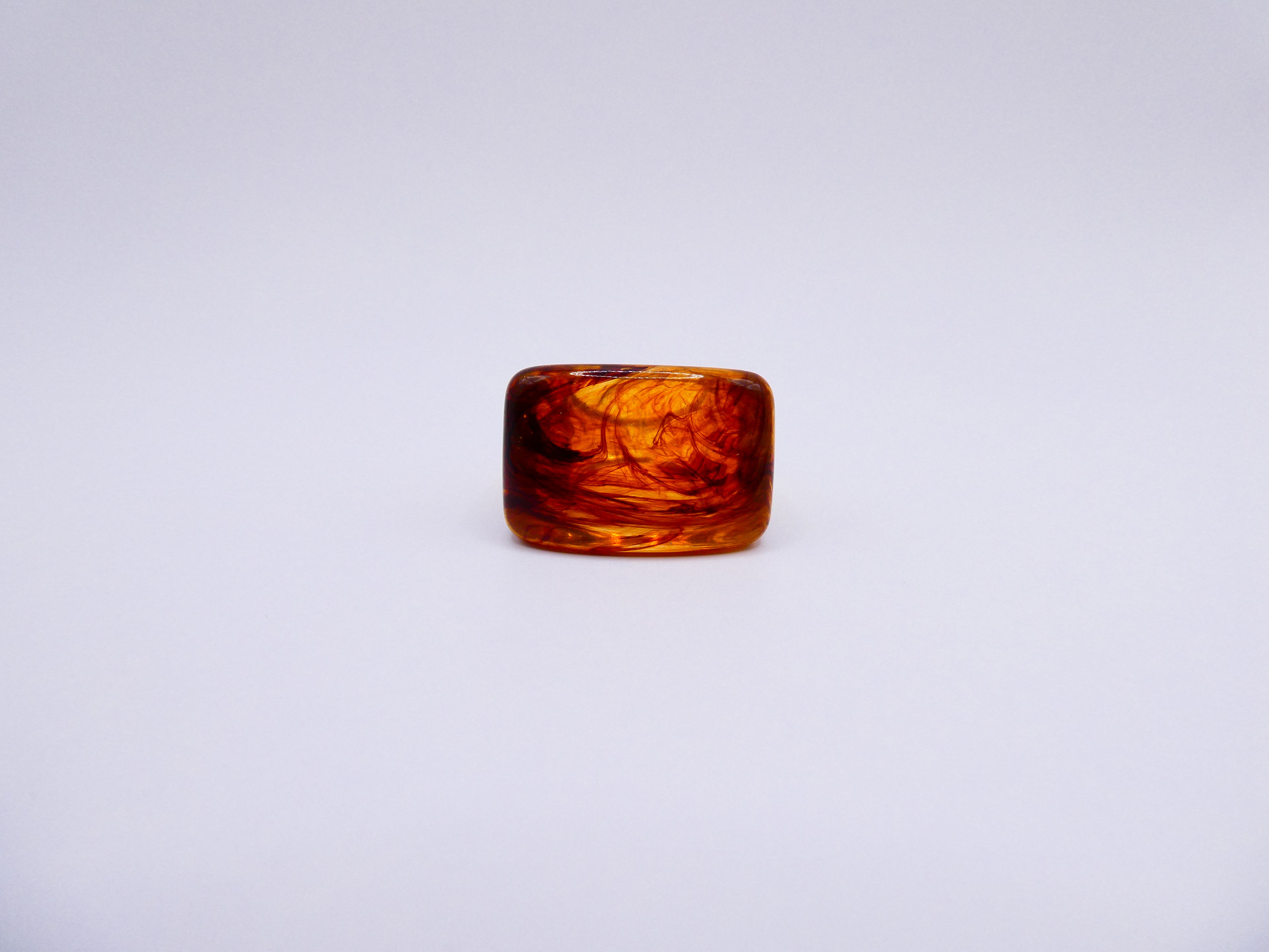 Vintage Lucite Tortoiseshell Ring