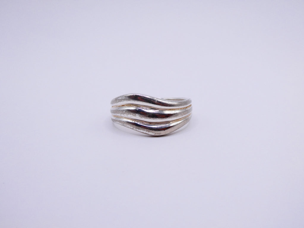Vintage Silver Wave Ring