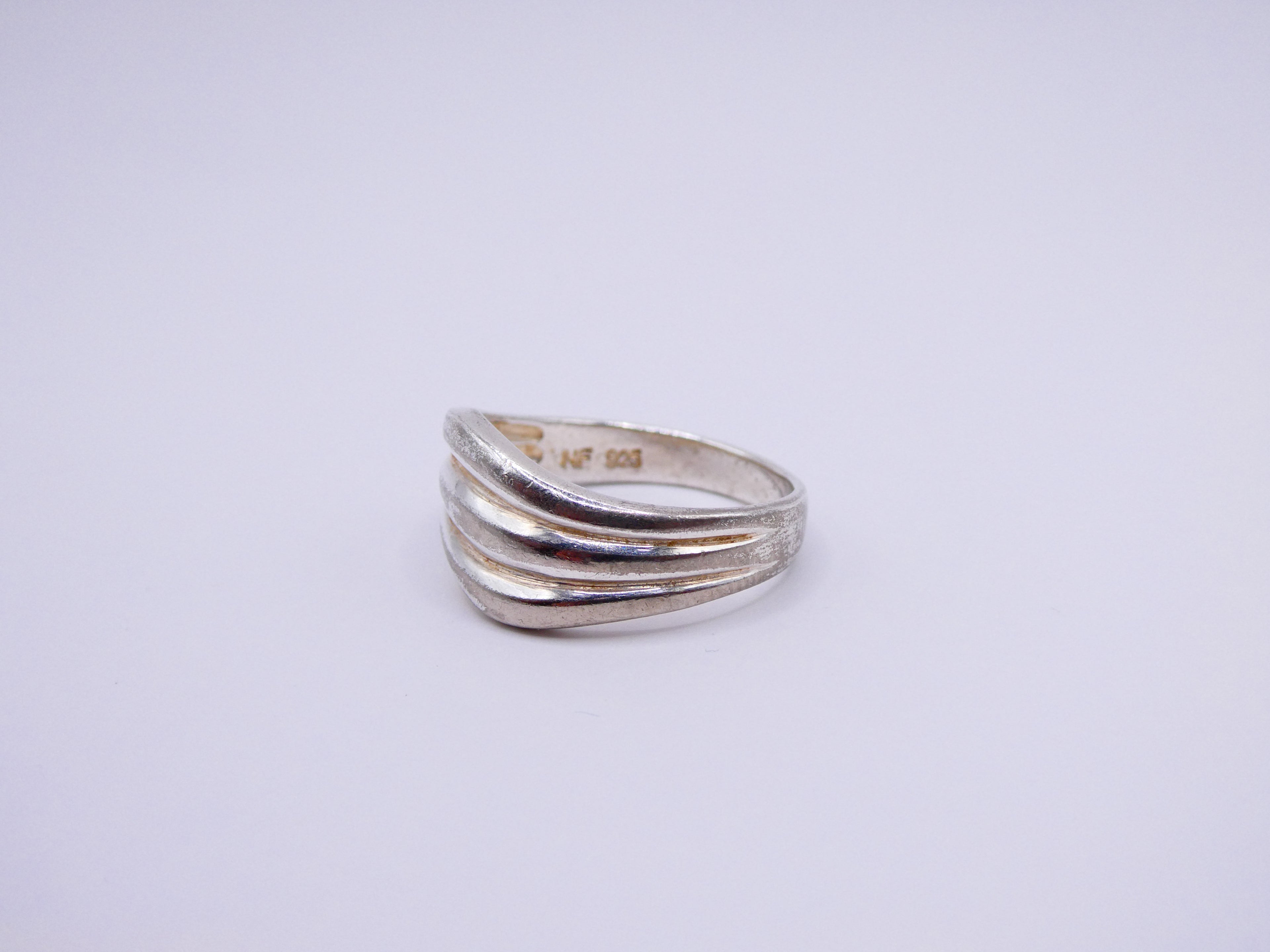 Vintage Silver Wave Ring