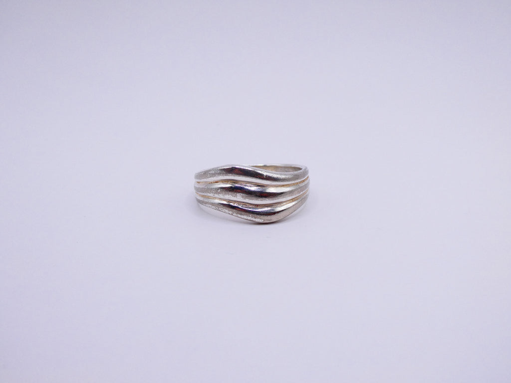 Vintage Silver Wave Ring