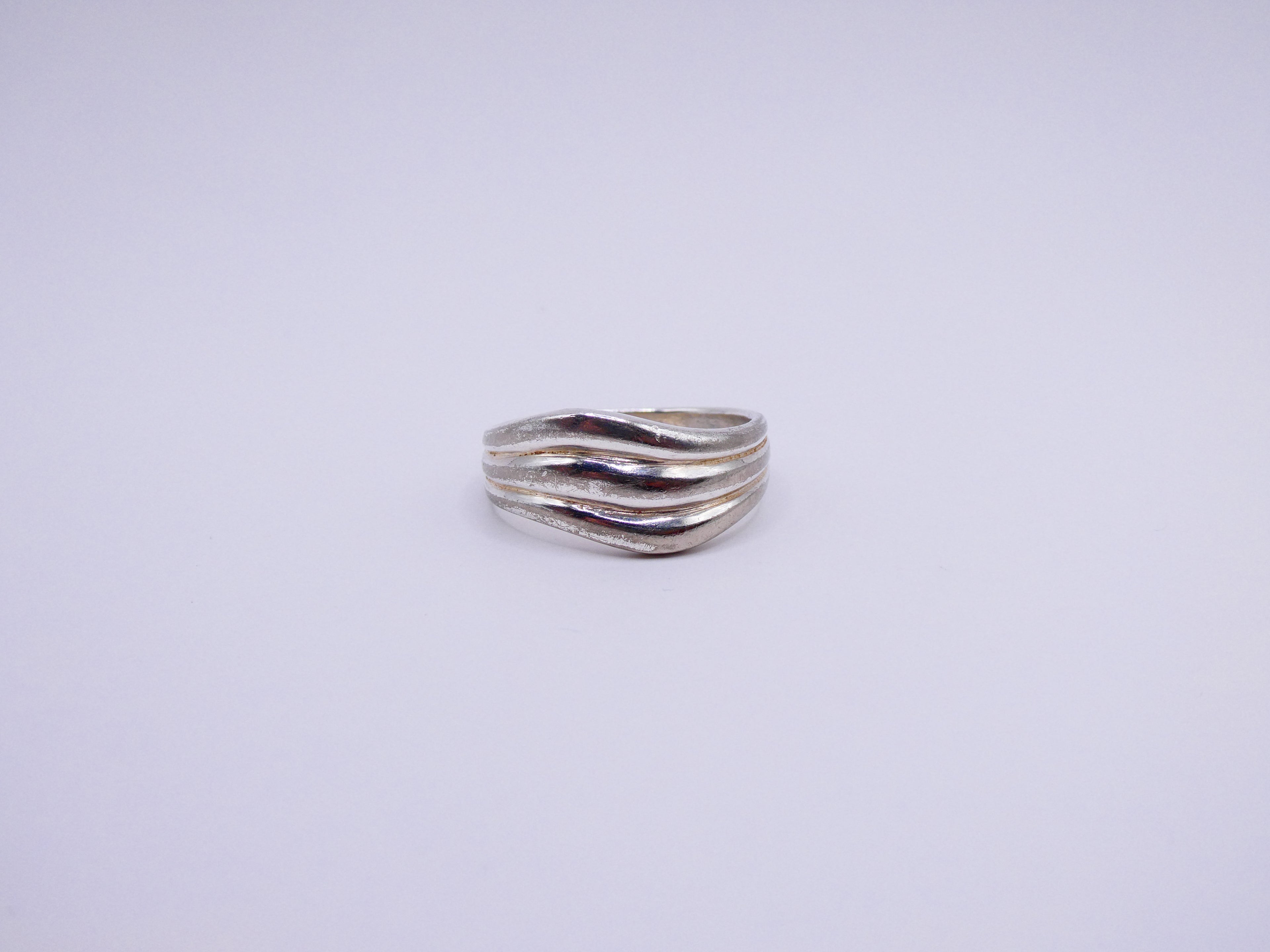Vintage Silver Wave Ring