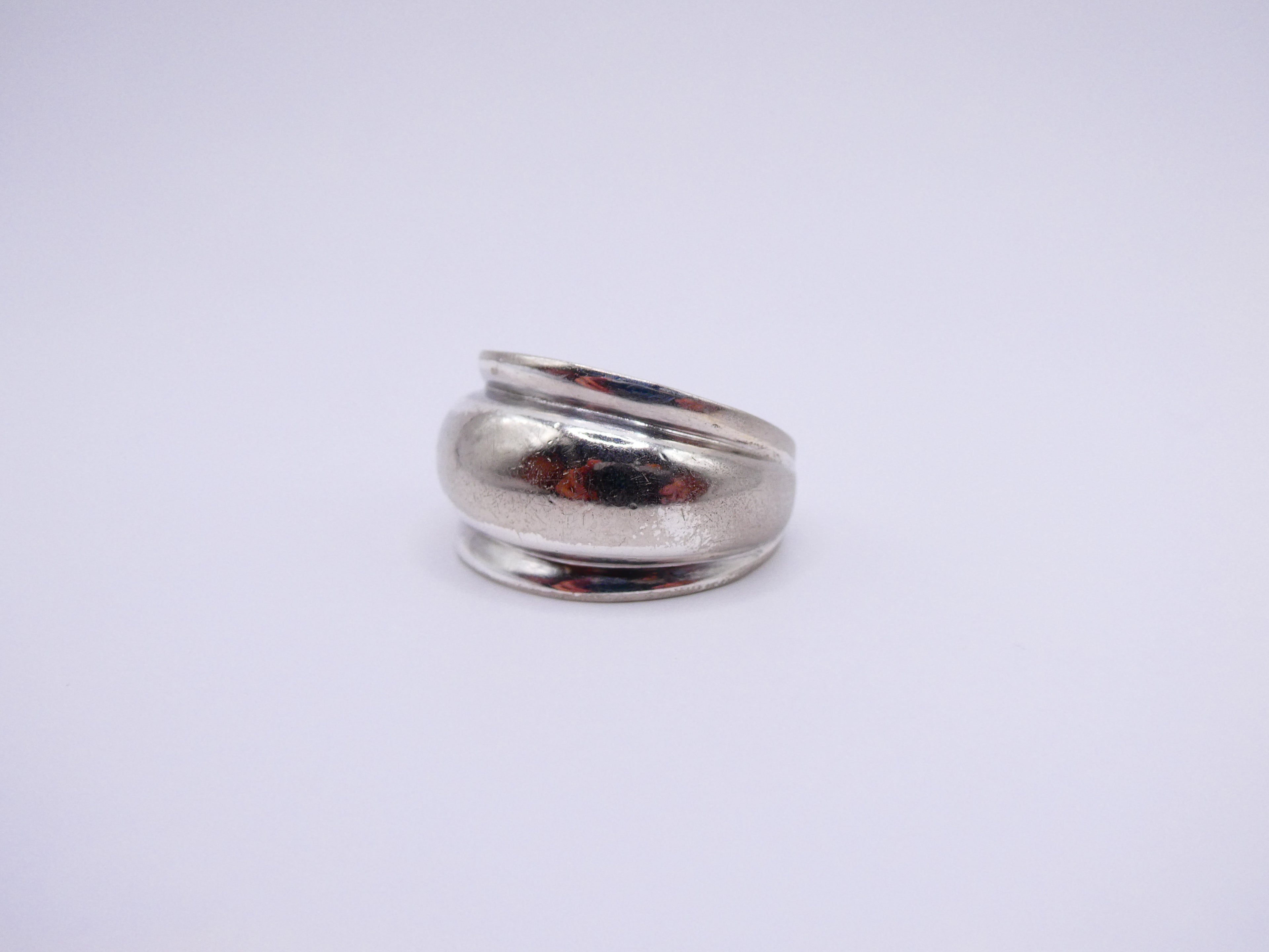 Vintage Silver Dome Ring