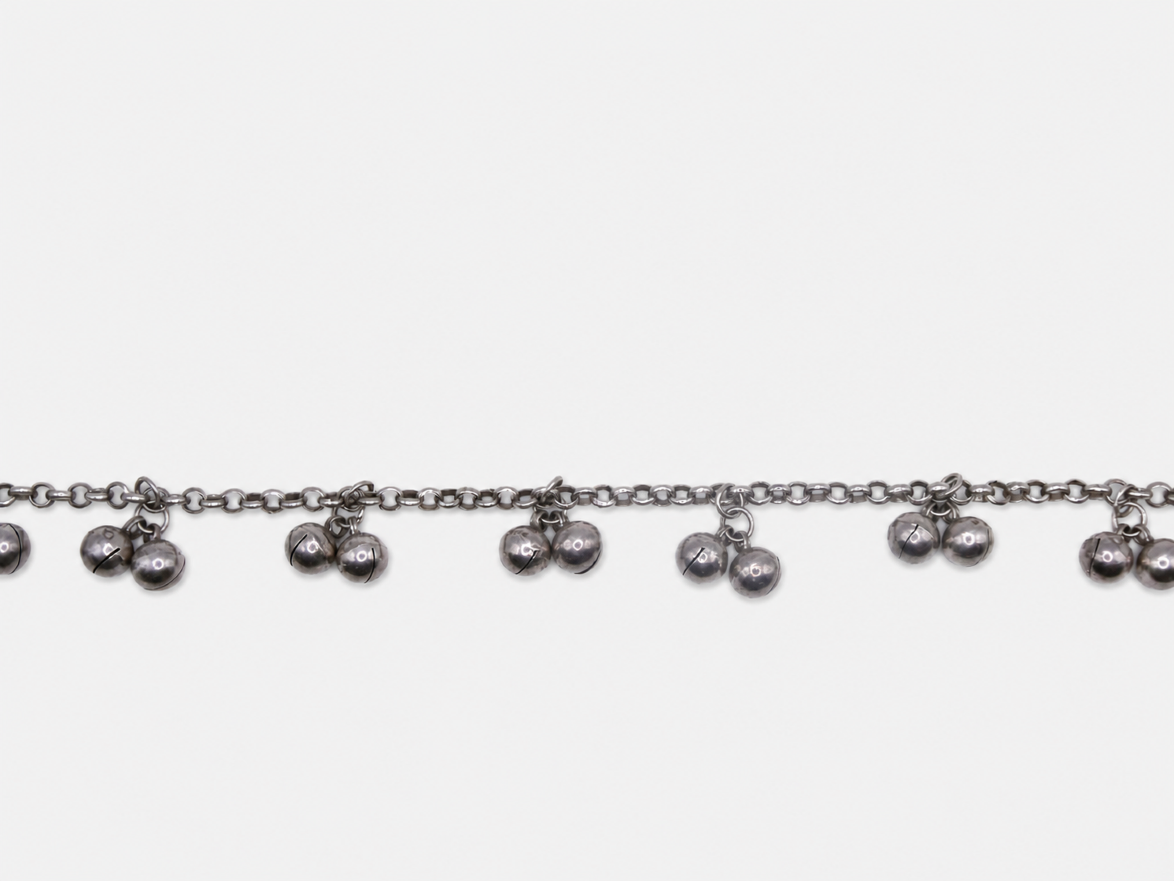 Vintage Silver Bell Anklet