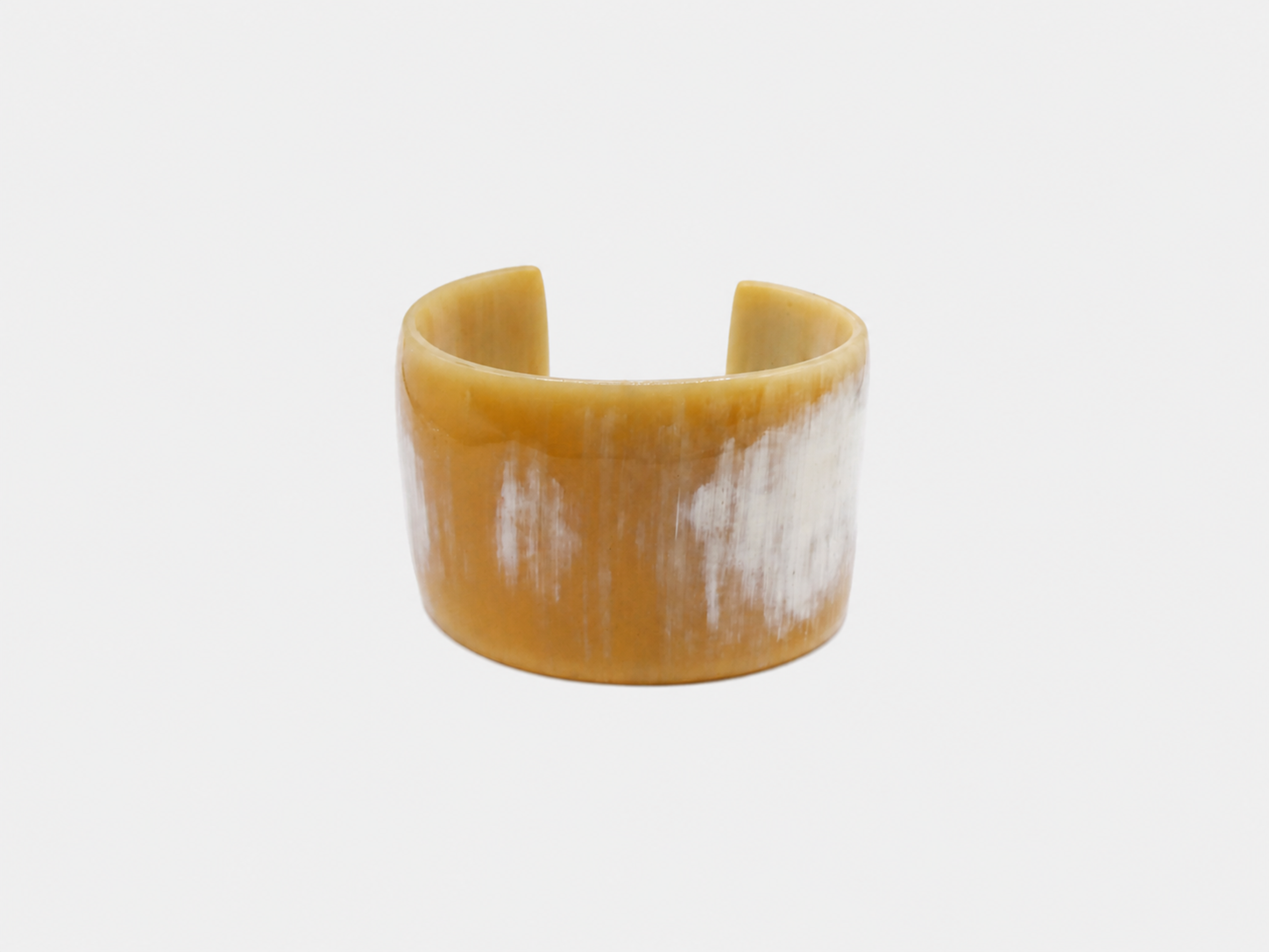 Vintage Natural Cow Horn Cuff