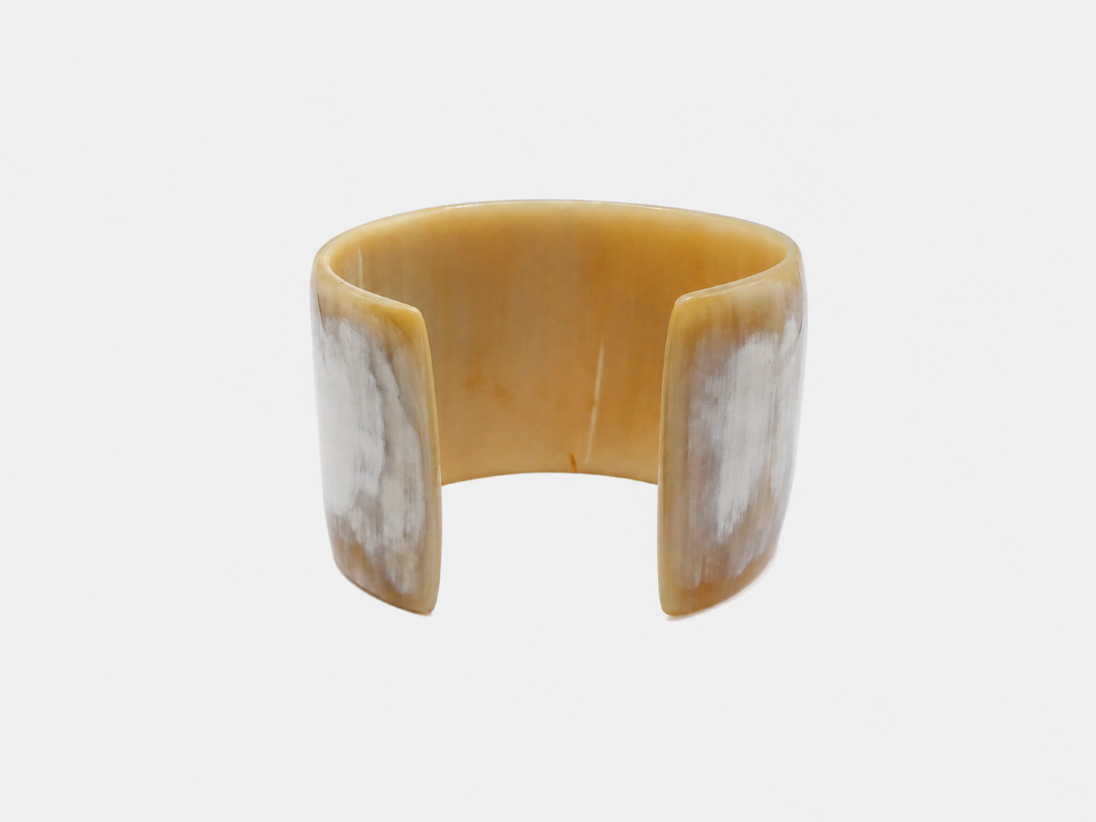 Vintage Natural Cow Horn Cuff