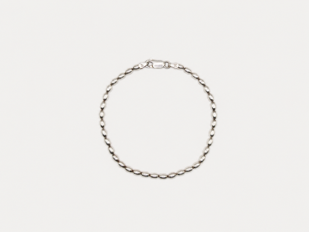 Vintage Silver Bead Bracelet