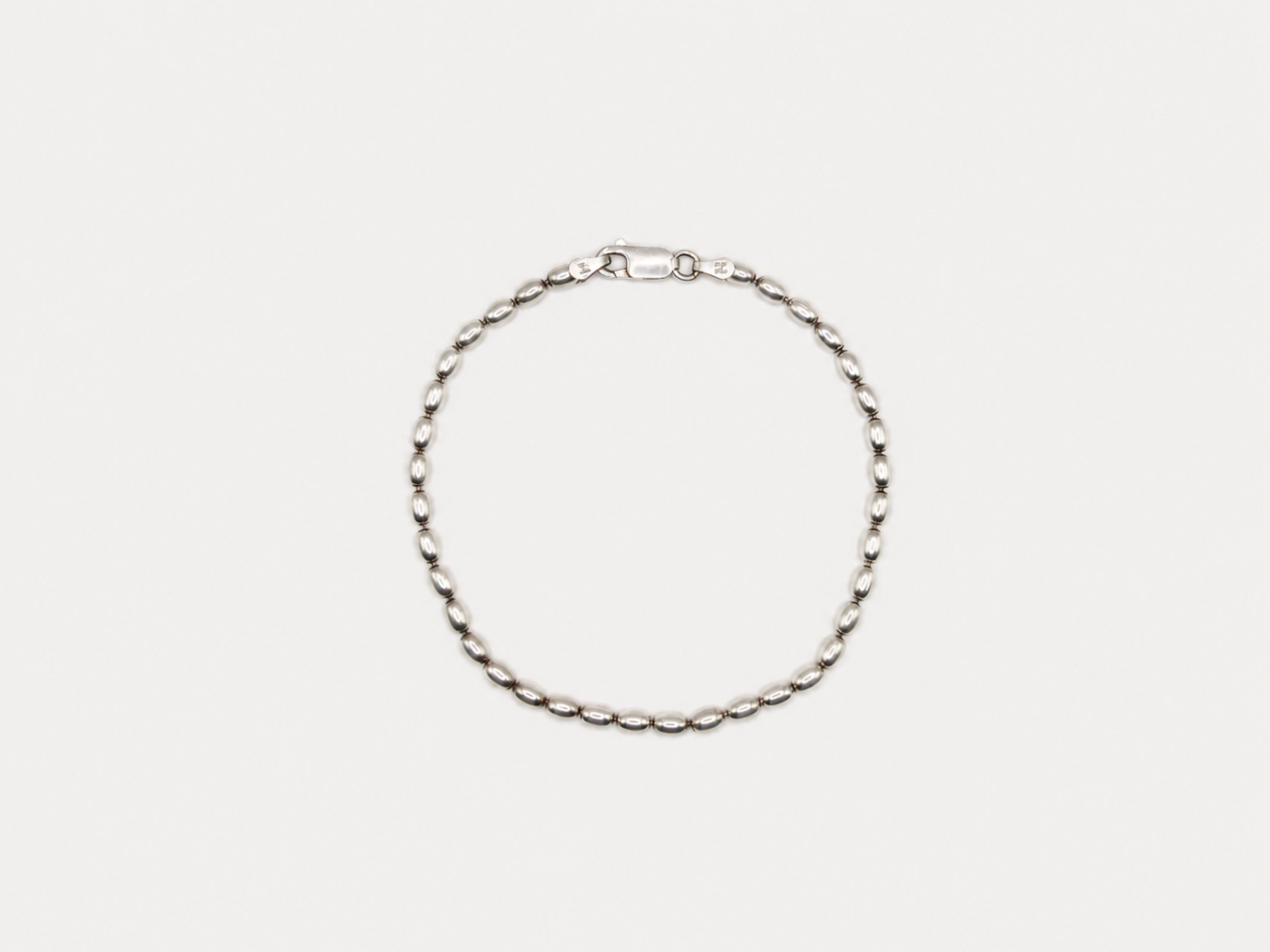 Vintage Silver Bead Bracelet