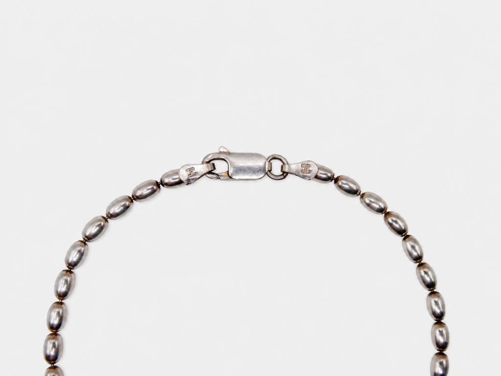 Vintage Silver Bead Bracelet