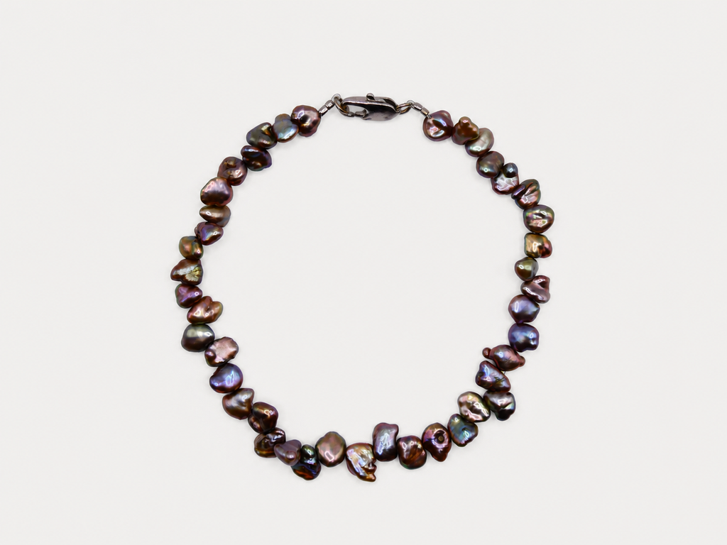 Vintage Silver Pearl Anklet/Bracelet