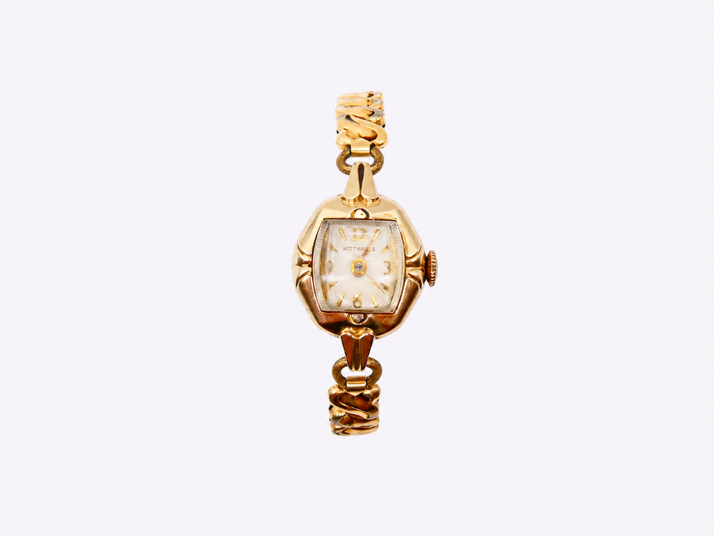 Vintage 10k Gold Stainless Steel Wittnaer Watch