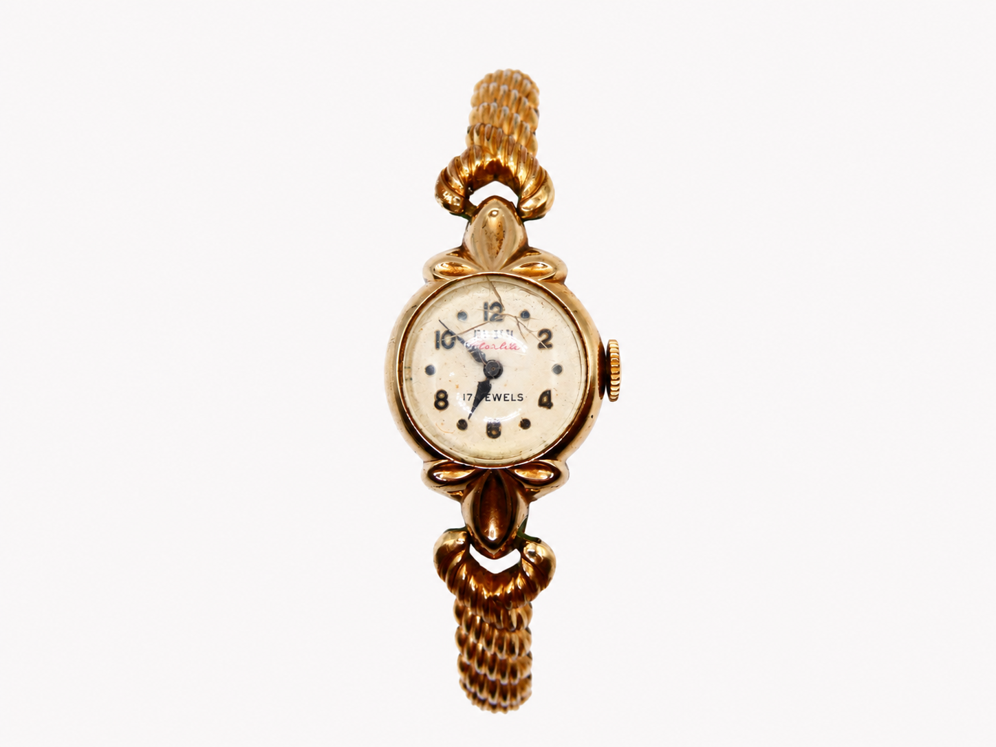 Vintage 10k Gold Stainless Steel Elgin Watch