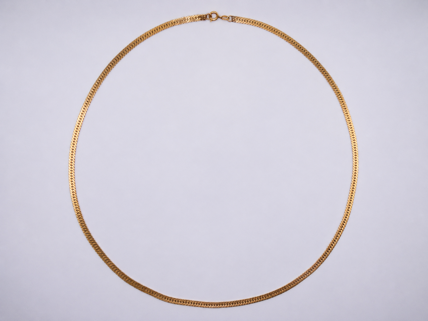 Vintage 14k Gold Filled Herringbone Chain